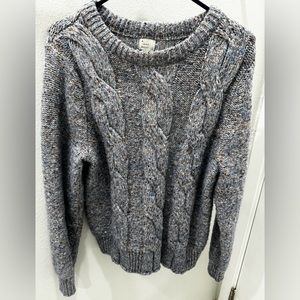 Crewneck Cable Knit Pullover Sweater - A New Day